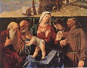 LOTTO, Lorenzo Madonna and Child with Saints oil painting